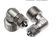 Fitting 3/8" NPT - 1/4", haaks
